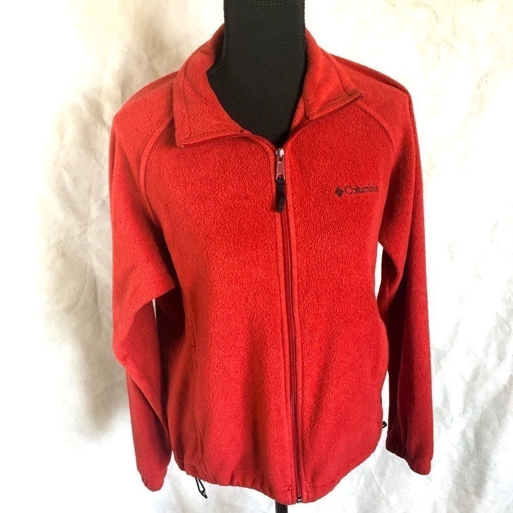 Columbia rust colored zip sweatshirt size m